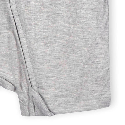 Grenouillère Unisexe Bébé Gerber Ultra Douce à Manches Courtes en Viscose d'Eucalyptus, Gris Glacier, 12 Mois