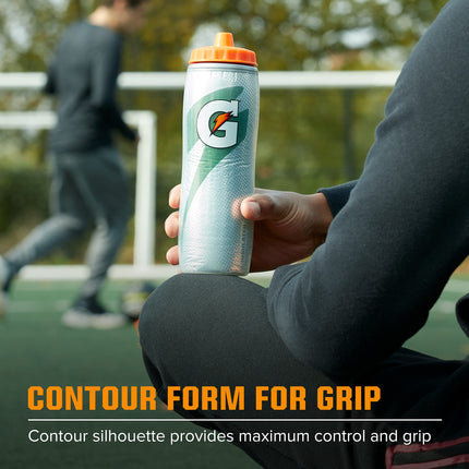Gatorade Insulated Squeeze Bottle, 30oz, Royal Blue, BPA Free, Double-Wall Insulation