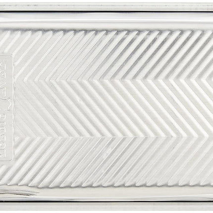 Nordic Ware Prism 1.5lb Loaf Pan, Aluminium Baking Sheet with Improved Airflow, Premium Bakeware Made in The USA, Silver