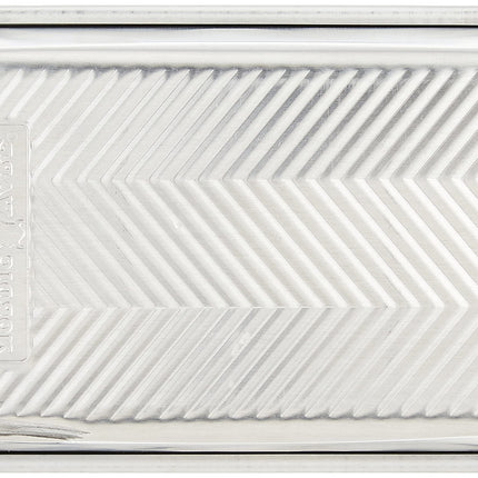 Nordic Ware Prism 1.5lb Loaf Pan, Aluminium Baking Sheet with Improved Airflow, Premium Bakeware Made in The USA, Silver