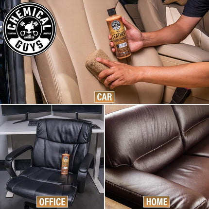 Chemical Guys Leather Cleaner and Leather Conditioner (2-473 ml Bottles) - US