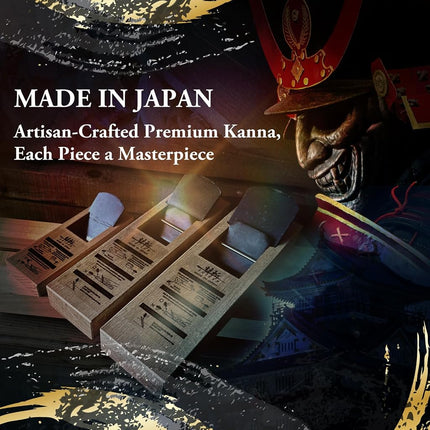 SUIZAN Kanna Japanese Wood Planer 60mm Double Blade - Hand Block Plane