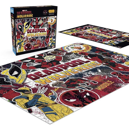 Buffalo Games - Marvel - Deadpool & Wolverine - 1000 Piece Jigsaw Puzzle for Adults -Challenging Puzzle Perfect for Game Nights - Finished Size is 26.75 x 19.75