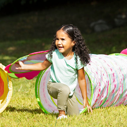 Melissa & Doug Sunny Patch Mariposa Tierna Túnel Gateador para Interiores y Exteriores, Juguete de Actividad de Desarrollo para Bebés