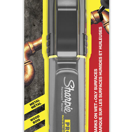 Sharpie Pro Permanent Marker, XL, Chisel Tip, Blac