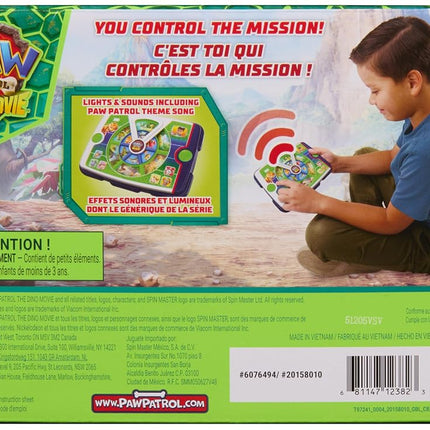 PAW Patrol: The Dino Movie, Rescue Mission Pup Pad with 18 Missions, Lights, Sounds and Sized for Little Hands, Nursery Toys for Boys and Girls Ages 3+