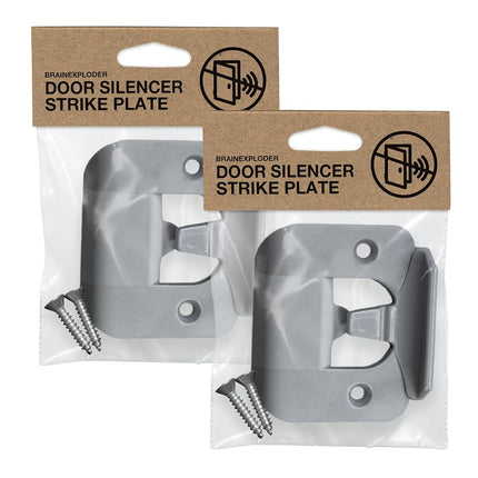 Door Silencer Strike Plate - Flexible, Noise Elimi