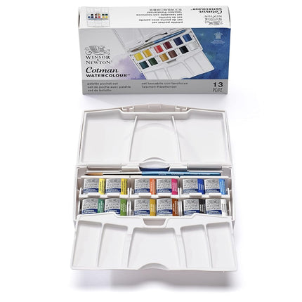 Winsor & Newton Watercolour Half Pan Compact Set