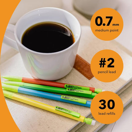 BIC Pencil Lead Refills, Medium Point (0.7mm), 30ct (L730P1) by BIC