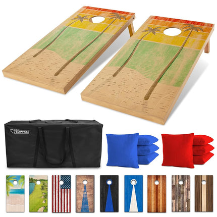 GoSports 4 x 2 ft Regulation Size Wood Cornhole Bo