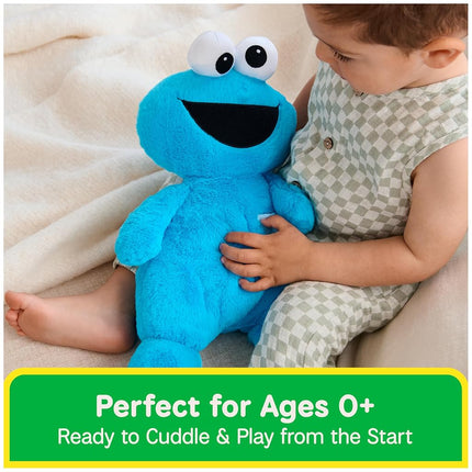 GUND Sesame Street Official Oh So Snuggly Cookie Monster Plush, Plush Muppet, Sensory Toy, Stuffed Animals for Babies and Infants, Red, 12.5”