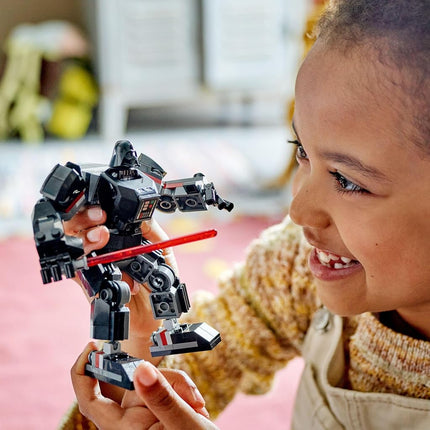 LEGO Star Wars Darth Vader Mech 75368 Building Toy Set; Features an Opening Cockpit and a Large Buildable Lightsaber