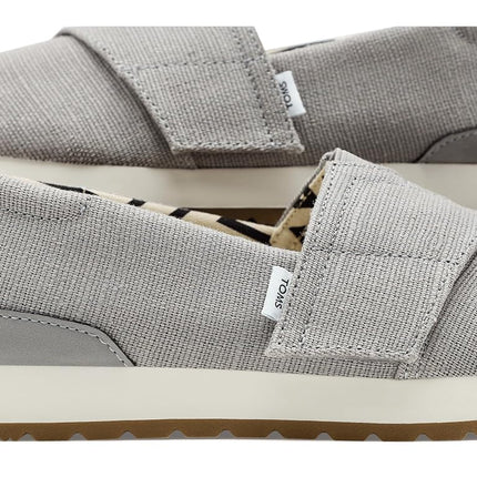 TOMS Toddler Boy's Resident Plus Sneaker, Drizzle Grey Heritage Canvas, 3 UK