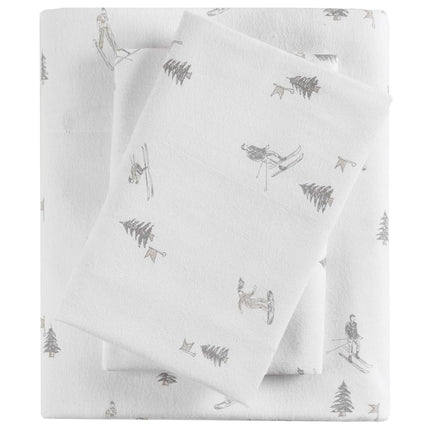 SLEEP PHILOSOPHY True North Flannel Sheets Queen S