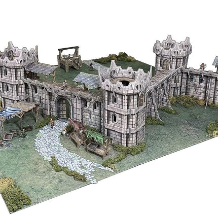 Battle Systems – Modular Fantasy Scenery – Perfect for Roleplaying and Wargames - Multi Level Tabletop Terrain for 28mm Miniatures – Colour Printed Model Diorama – (Citadel)