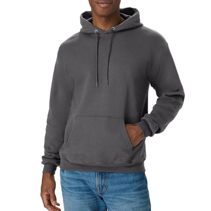 Hanes Men's P170 fashion hoodies, Smoke Gray, S UK