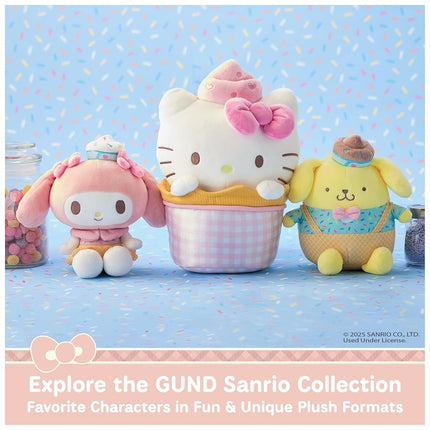 GUND Sanrio Official Hello Kitty and Friends Cinnamoroll Caf� Latte Teddy Bear Plush, Collectible Plush Toy, Stuffed Animal for Ages 1 and Up, 6�