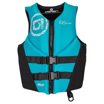 O'Brien Women's Traditional Neoprene USCGA Life Jacket, Aqua, X-Small