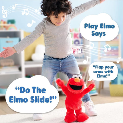 Sesame Street Elmo Slide Singing and Dancing 14-inch Plush