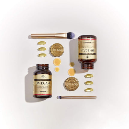 Solgar Triple Strength Omega 3 - Supports Brain & Eyes - Heart Health Friendly - Fish Oil - 50 Softgels