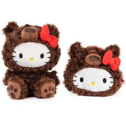 GUND Sanrio Hello Kitty Philbin Teddy Bear Plush Toy, Premium Stuffed Animal for Ages 1 and Up, Brown, 10�