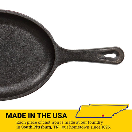 Lodge LOS3 Cast Iron Oval Serving Griddle