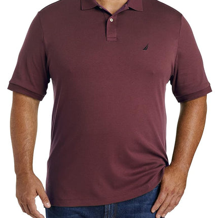 Nautica Men's Classic Fit Short Sleeve Solid Soft Cotton Polo Shirt