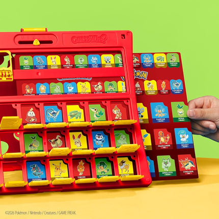 Guess Who? Pokémon Edition Game | 48 Pokémon | Fun Kids Board Games for Families | 2 Players | 15 Mins. | Travel Friendly | Ages 6+