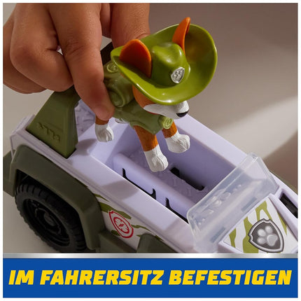 PAW Patrol, Tracker’s Jungle Rescue Vehicle, Toy Truck with Collectible Action Figure, Sustainably Minded Kids Toys for Boys & Girls Ages 3 and Up