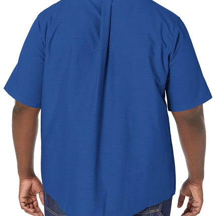 Red Kap Men's RK Poplin Dress Shirt, Royal Blue, S