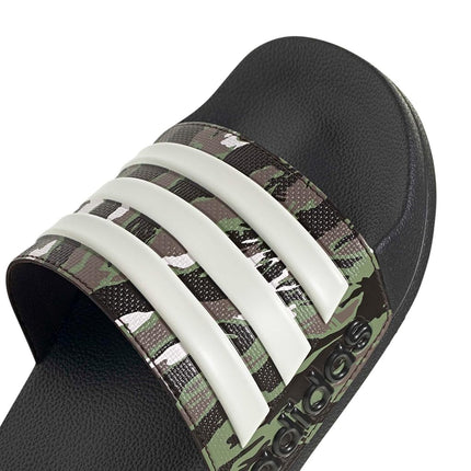 adidas Unisex Adilette Shower Slides Core Black/Alumina/Tent Green 18 UK 54 EU
