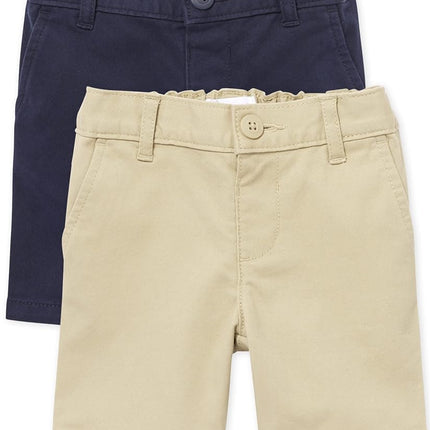 Shorts pour bébés filles The Children's Place, lot de deux, couleurs assorties, 4T