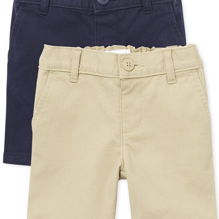 The Children's Place Baby Girls' Shorts, Pack of T