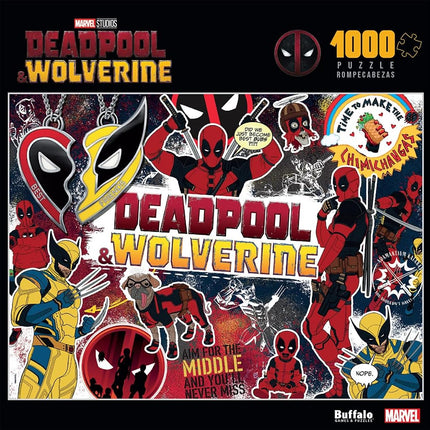 Buffalo Games - Marvel - Deadpool & Wolverine - 1000 Piece Jigsaw Puzzle for Adults -Challenging Puzzle Perfect for Game Nights - Finished Size is 26.75 x 19.75