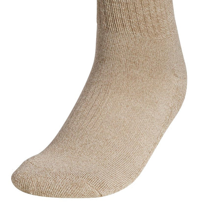 adidas Men's Select Basketball Socks, Khaki Three/White/Crystal Linen Beige, 12