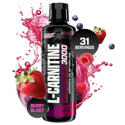 Nutrex Research Liquid Carnitine 3000 | Premium Li