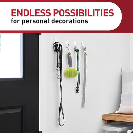 3M Command™ Medium Designer Hooks, Damage-Free, 9 Hooks and 12 Strips