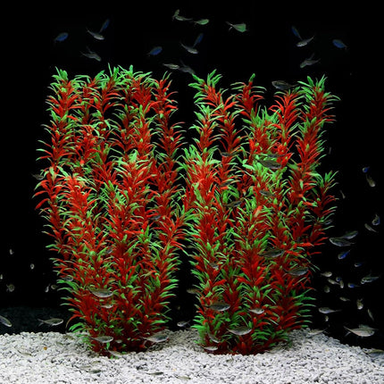 JIHAQUA Aquarium Decor Plastic Plants Extra Large 