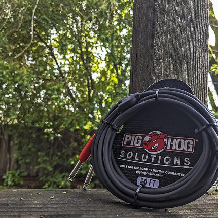 Pig Hog PB-S3403 3.5 mm Stereo to Dual 1/4" Mono (Male) Stereo Breakout Cable, 3 Feet