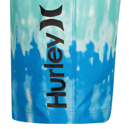 Short de bain Hurley pour garçons, Tie-dye bleu Neptune, Taille 20