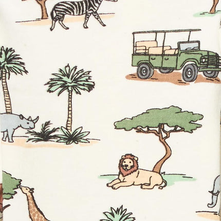 Hudson Baby Unisex - Bodis de algodón de manga larga para bebé, Going on Safari, prematuro, paquete de 3 unidades, prematuro