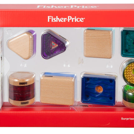 Fisher-Price Wooden Toys Surprise Inside Shapes Set