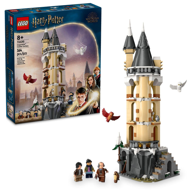 LEGO Harry Potter Hogwarts Castle Owlery Toy, Wiza