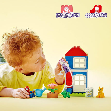 LEGO DUPLO Marvel Spider-Man�s House 10995, Spiderman Toy for Toddlers, Boys, and Girls, Spidey and His Amazing Friends Super Hero Set