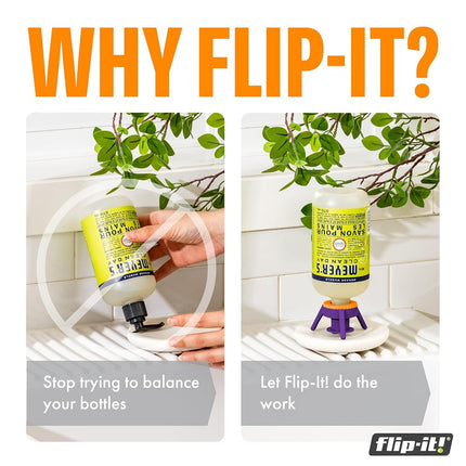 Flip-It! Bottle Emptying Kit (6 Pack, Bright Color Edition)
