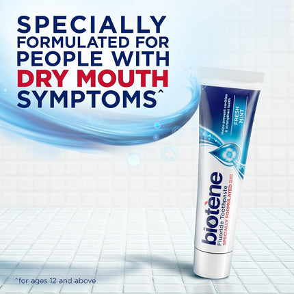 Biotene Fresh Mint Original Fluoride Toothpaste, 4.3 ounce