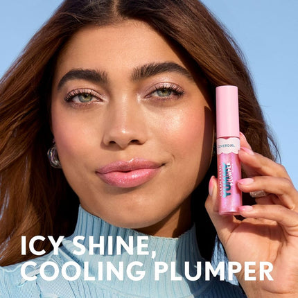 Covergirl Clean Fresh Yummy Plumper Lip Gloss, 920 S-Mitten With You, Shiny, Vegan Formula, Easy to Apply, Minty Flavor, 0.33oz