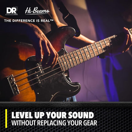 DR MR-45 Strings HI-BEAM™ - Stainless Steel Bass Strings: Medium 45-105, silver