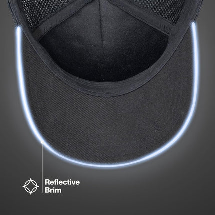 Klein Tools 22014 Mesh Ball Cap with Bump Cap Insert Compatibility, Mesh Back Safety Hat with Reflective Accents, Adjustable Snapback Hat, for Construction and Jobsite Use