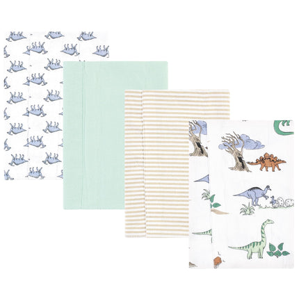 Hudson Baby Unisex Baby Cotton Flannel Burp Cloths